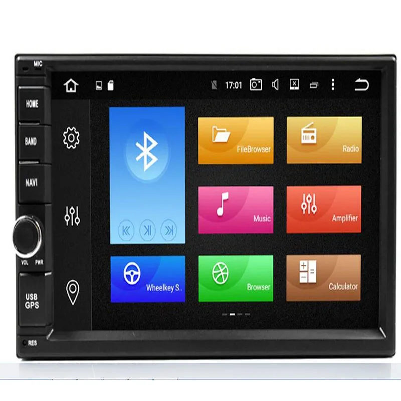 

7''Android 9.0 8OctaCore PX5 4GRAM 32GROM Car NO DVD Radio 2din Universal GPS Navigation Stereo Audio HD 1024*600 WIFI Bluetooth