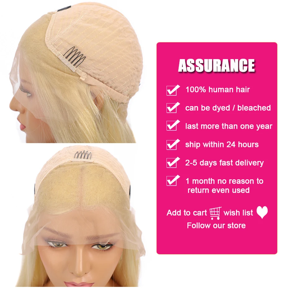 613 Blonde And 1b Natural Black Bob Wigs Lace Frontal Remy Human