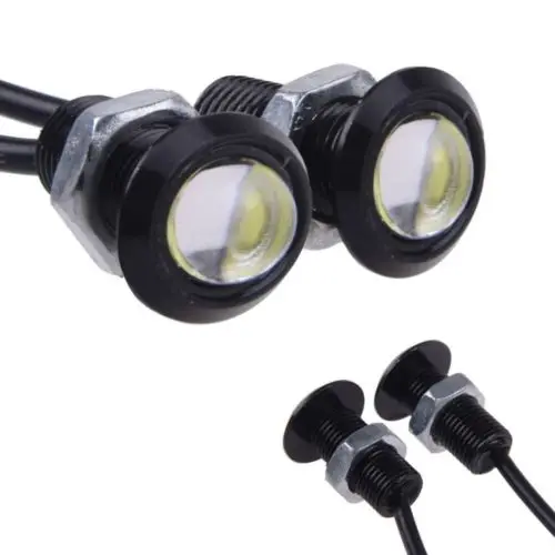 2шт 23ММ LED орлиный глаз света дневные ходовые DRL хвост Резервный свет двигателя автомобиля 2шт 23ММ LED орлиный глаз света дневные ходовые DRL хвост Резервный свет двигателя автомобиля