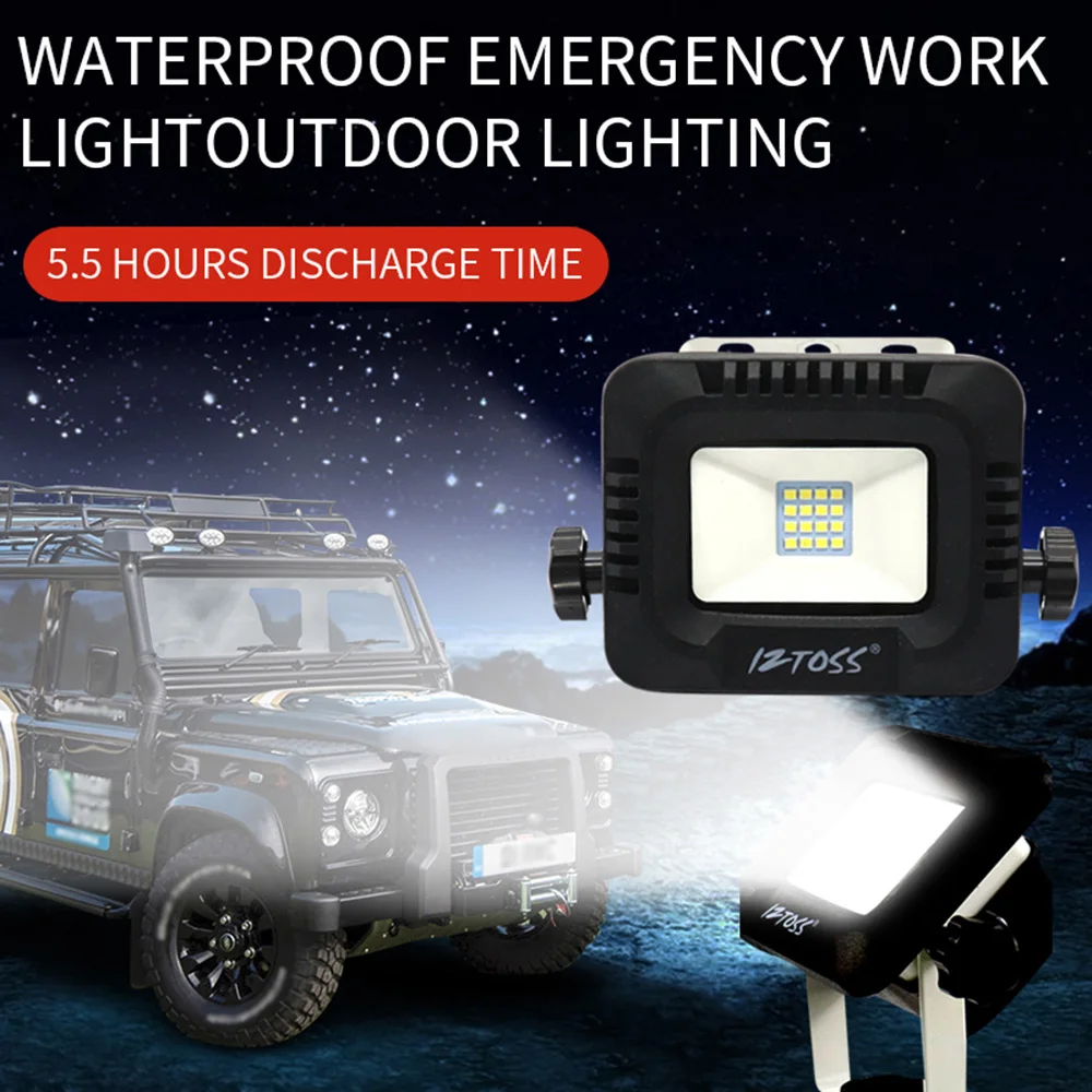 Car Charger Flood Spot Light Work Lamp 1000LM 10W DC 5V 1A 6500K For Outdoor Camping Travel Working Lighting LED | Автомобили и