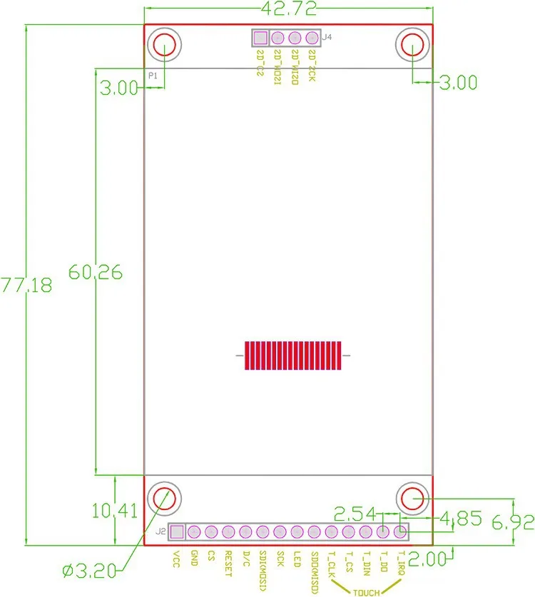 2,4 дюймов SPI TFT lcd модуль последовательного порта 3,3 В адаптер PBC SD ILI9341 совместим с 5110 без касания 320*240 для raspberry pi