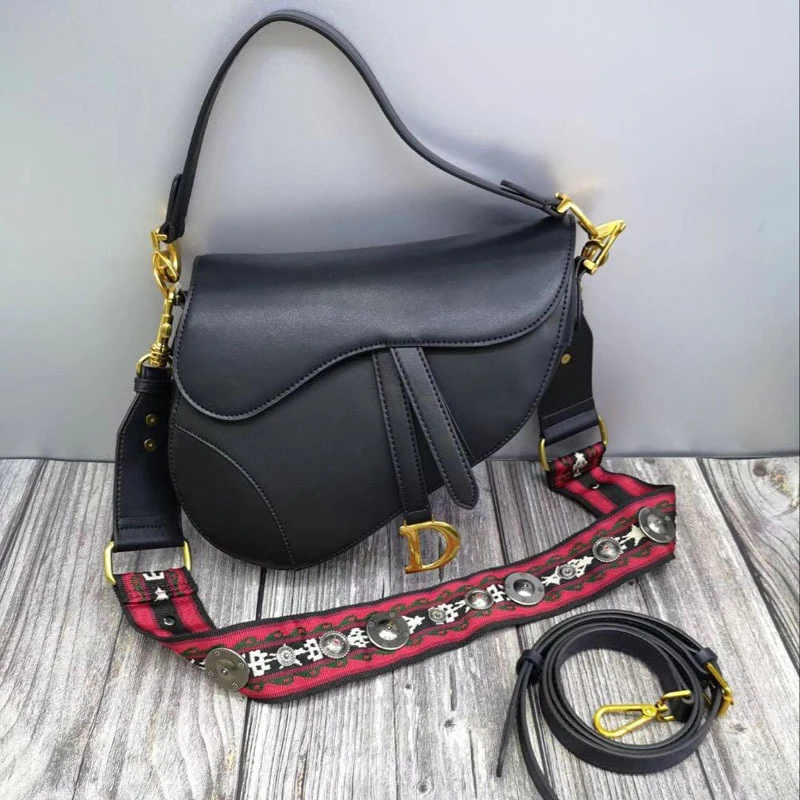 

Luxury Messenger Bags Women Genuine Leather Saddle Bag Designer Fashions Ladies Shoulder Crossbody Bags Brand Female Handbags