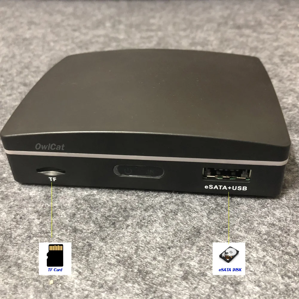 OwlCat 4Ch супер мини система видеонаблюдения аналоговая камера высокого разрешения цифровой видеорегистратор 5 in1 видео SD Регистраторы мини 1080N Гибридный dvd-плеер NVR XVR для 1080 P AHD ip-аналог CVI TVI камер