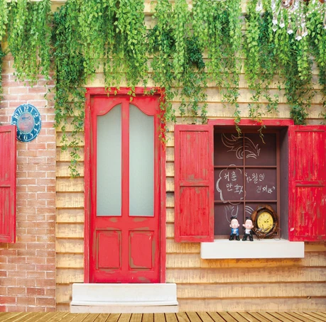 5x7ft Wooden House Photography Background Computer-Printed Vinyl Backdrops 5x7ft Wooden House Photography Background Computer-Printed Vinyl Backdrops