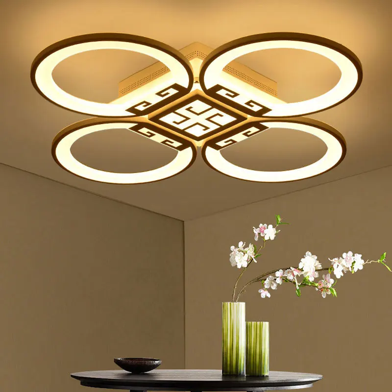 

Modern minimalist LED creative Home Furnishing acrylic iron new ceiling living room bedroom ceiling lamps 36W