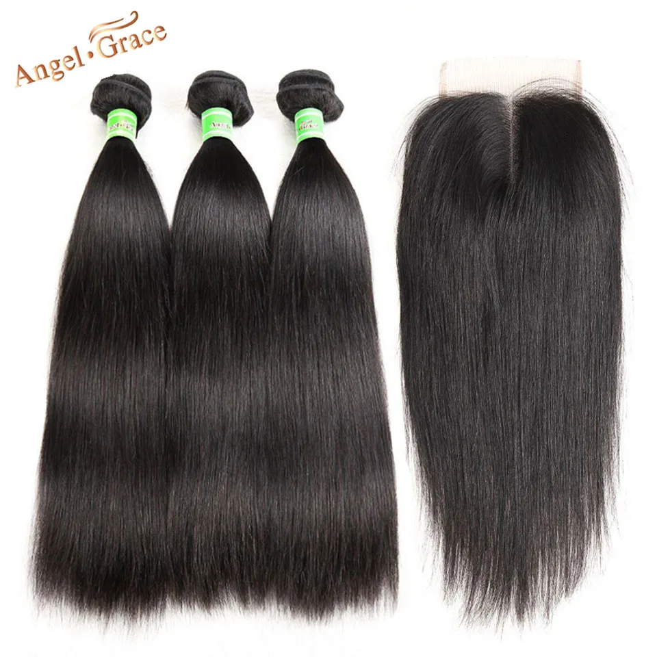 straight hair with closure 1