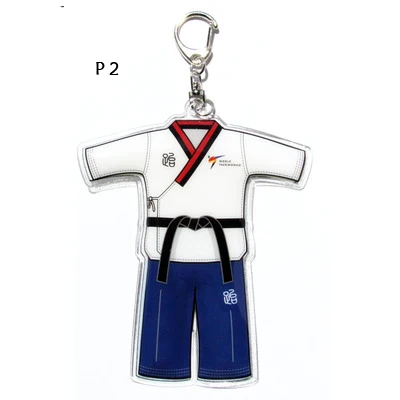 Poomsae Dobok Keychains Taekwondo 12pcs