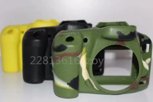 

Silicone Rubber Camera Bag Case For Canon EOS 7DII 7D Mark II 7D2 Protective Body Cover Soft with Hook