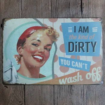 

Tin Signs Plaque Metal Vintage Metal Plate Wall Pub Home Art laundry Room Decor Vintage Iron Poster Cuadros DU-5795