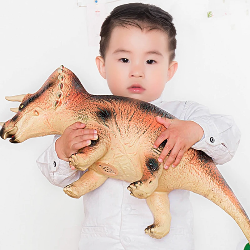 

Jurassic Oversized Simulation Soft Sound Dinosaur Tyrannosaurus Model Children Gifts Boy Toys