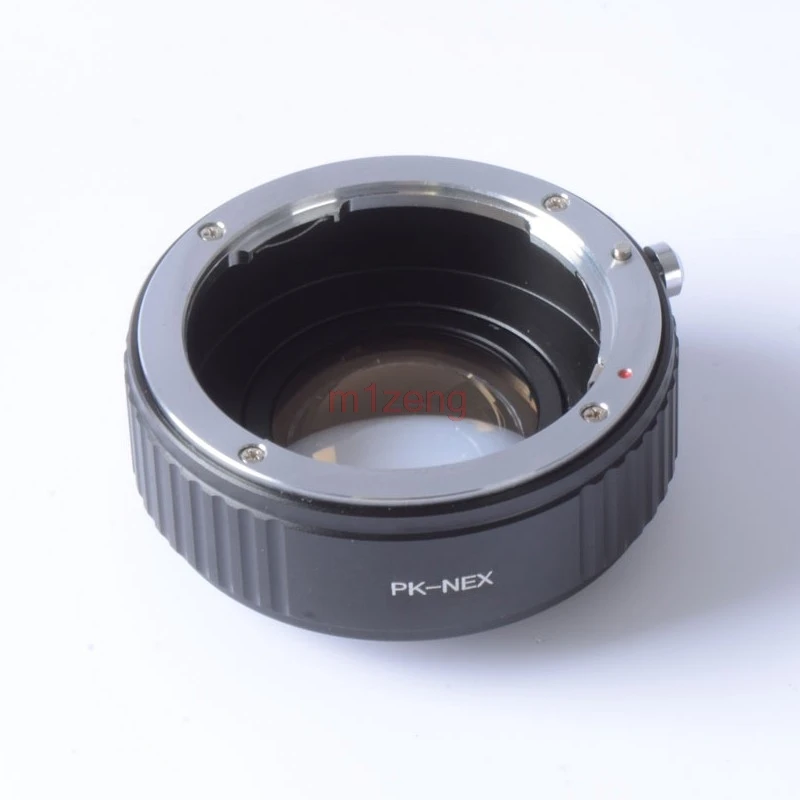 

pentax pk lens to E mount Focal Reducer Speed Booster adapter ring for sony A7 A7s a7r2 a5000 A6000 a63000 nex6/7 camera