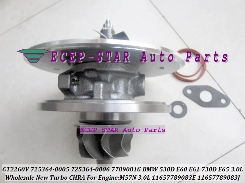 Turbo Cartridge CHRA Core GT2260V 725364-0005 725364-0006 725364-7 725364 11657789083E 11657789083J 7789081G For BMW 530D E60 E61 730D E65 M57N 3.0L (4)