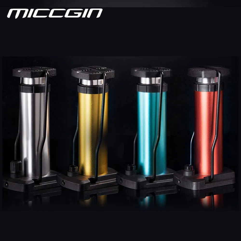 

MICCGIN Mini Foot Type MTB Bike Pump Portable Presta Front Fork Ball Tire Inflator Hand Pumps