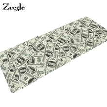 Zeegle, коврик для двери с рисунком денег, коврик для пола, нескользящий кухонный Впитывающий Коврик для ванной комнаты, коврик для детской спальни, мягкий коврик для ног, домашний декор