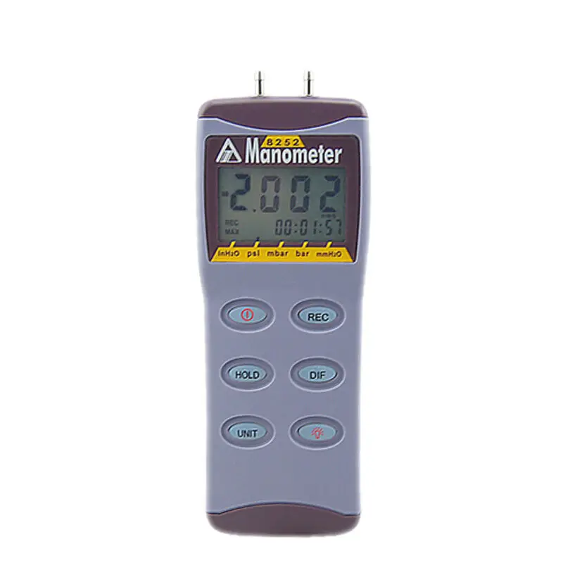 

AZ-8252 High Precision Digital Manometer Pressure Instrument Gauge