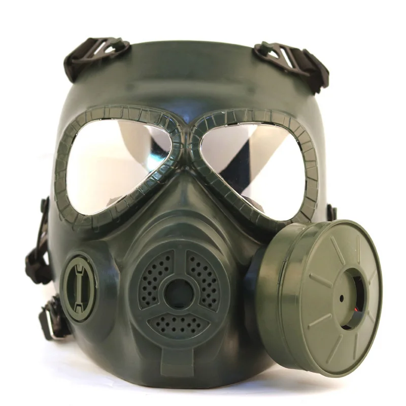 Тактические маски с черепами, смоляные, для всего лица, противотуманные, веерные, противогаз для CS Wargame, страйкбол, пейнтбол, косплей, защитные маски для лица M04, защитная маска - Цвет: Army Green