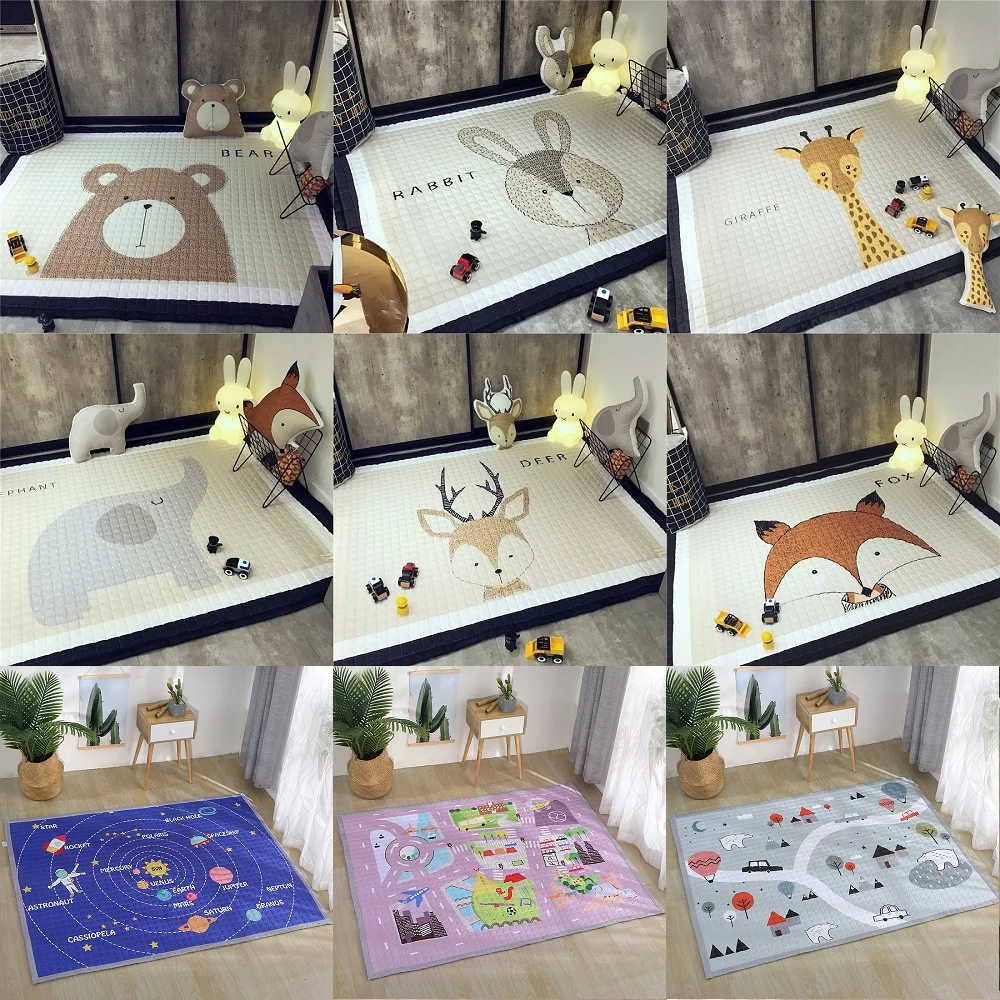 Special Offers Crawling-Blanket Play-Mats Carpet-Room Elephant Giraffe Baby Home-Decor Kids Photo-Props LZyBnzyX