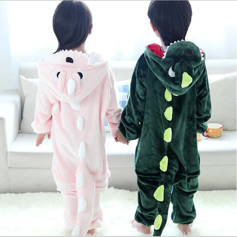 

New Boys Girls Dinosaur Pajamas 3-12Y Baby Girls Long Sleeve Clothes Boys Dinosaur Nightgown Pyjamas Cute Kids Infantil Pijamas