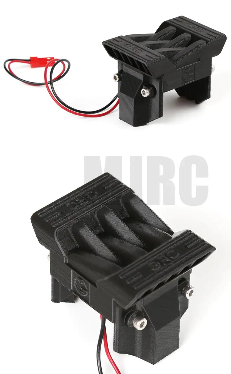 ESC Cooling Fan Heat Radiator for 1/10 RC Crawler Traxxas TRX-4 TRX4 Defender 