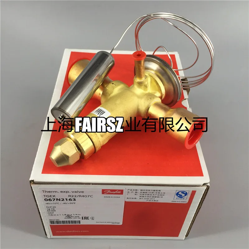 067N2156 heat pump expansion valve # R65 DF 1pc For Danfoss TGEX7.5TR 