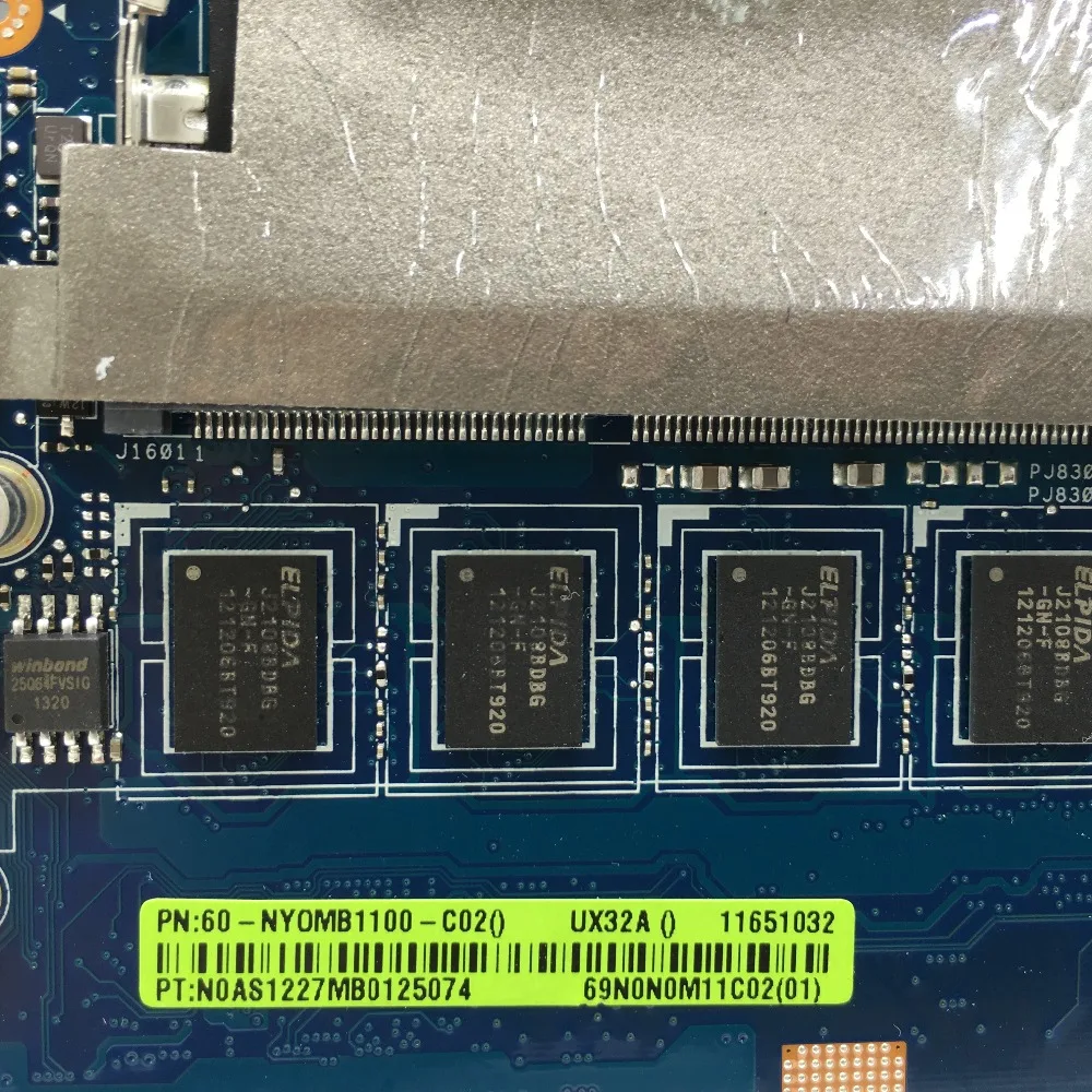 KEFU UX32VD motherboard for ASUS UX32V UX32VD UX32A laptop motherboard I7-3517U CPU GM 2GB RAM original Test  mainboard