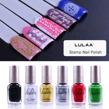 LULAA 6 мл штамп лак для ногтей Новое поступление штамповка лак для ногтей DIY Инструменты для маникюра Инструменты для ногтей с штамповкой и штамповкой шаблон