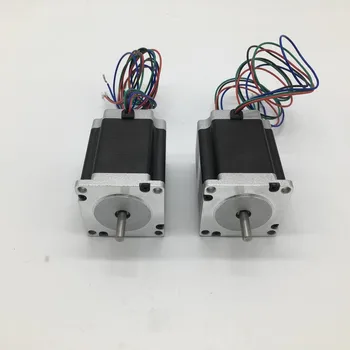 

2PCS Stepper Motor Nema23 57mm 4.2A 3Nm 430Oz-in 10mm Shaft 2ph 4 Wires High Torque for CNC Router Lathe