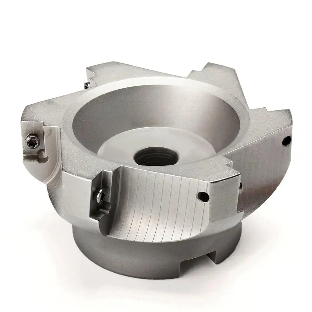 10pcs Mayitr Carbide Inserts + 1pc BAP 400R-100-32-6F Face Milling Cutter with Wrench For Milling Machine