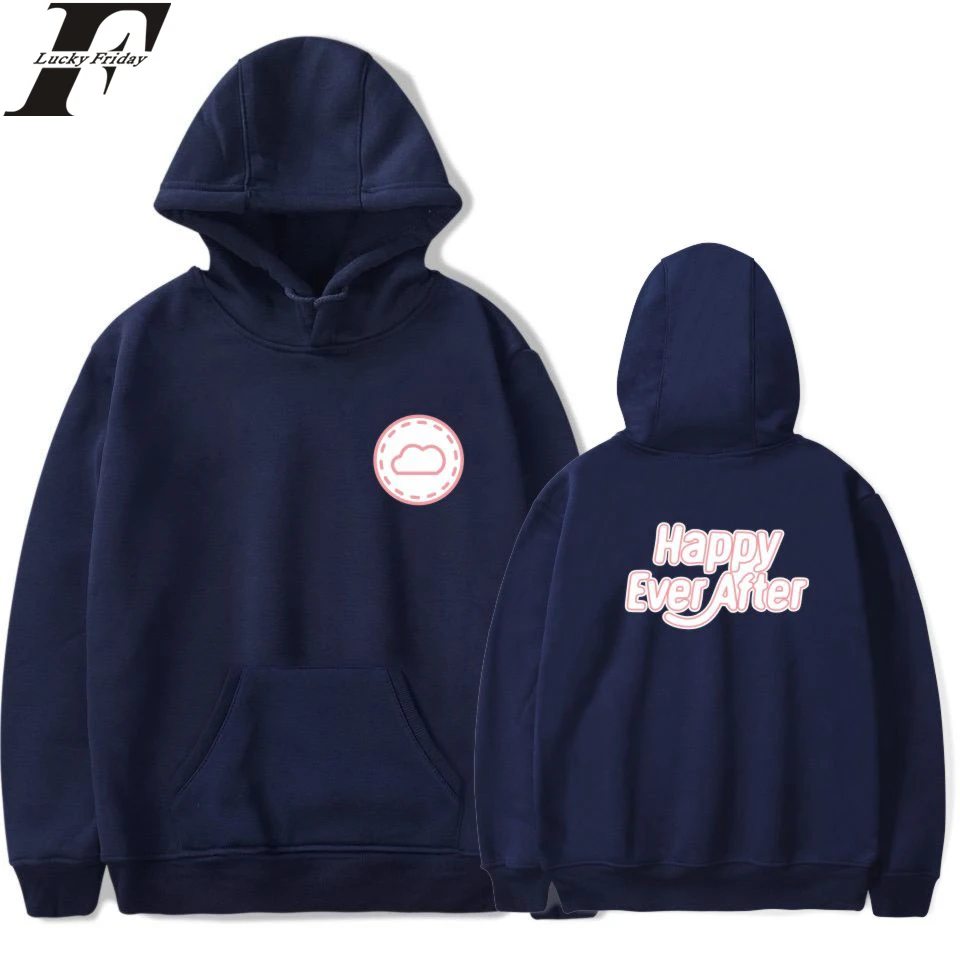 

LUCKYFRIDAYF Happy Ever After fashion Sweatshirt Hoodies Women/Men Streetwear Hoodies Casual Hoodies Women Men pullover tops