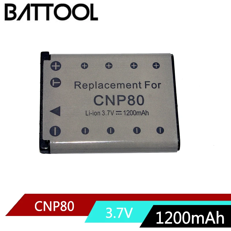 

1X 1200mAh 3.7V FNP80 CNP80 For Olympus Nikon FUJIFILM Rechargeable Li-ion Battery LI-42B Li-40B NP45 FNP45 EN-EL10 D-Li108