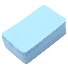 Горячая Распродажа, карточки для сообщений, пустые бумажные карточки для поделок, слова, бизнес, маленькие блокноты, 100 шт