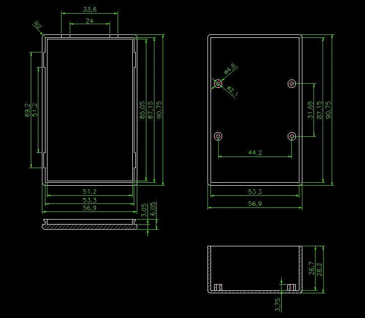 plastic enclosure for electronics control box szomk diy enclosure junction box plastic housing small abs instrument enclosure distribution box black plastic box enclosure electronics case (9).jpg