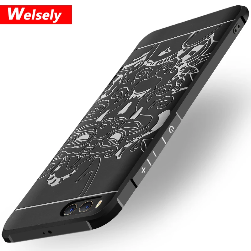 Welsely Shockproof Blade Rubber Protective Matte Shell 3D Carved Soft Silicone Back Case Cover For Xiaomi Note3 Accessories Capa |