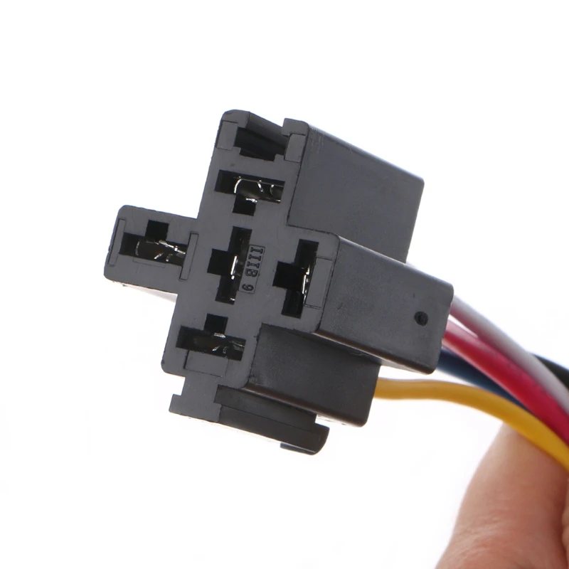 Pre Wired 5 Pin Relay Mounting Base Socket Holder 12v 24v