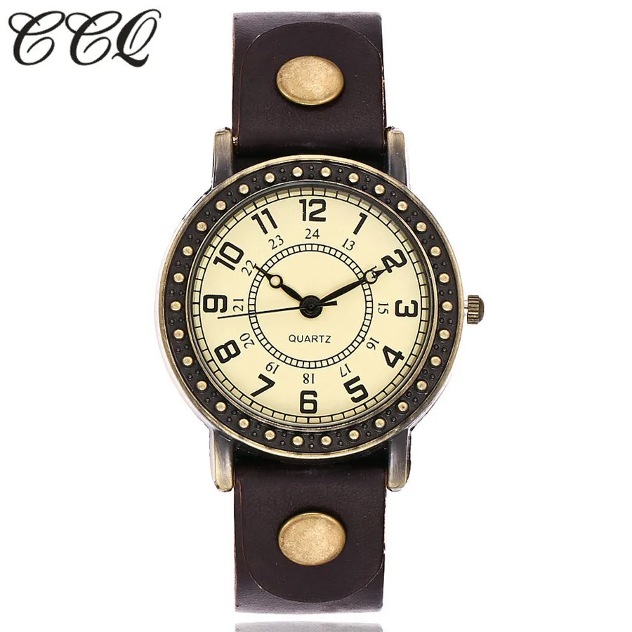 Vintage Fashion Simple Dial Watch Casual Cow Leather Quartz Watch Women Wristwatches Female Clock Vintage Fashion Simple Dial Watch Casual Cow Leather Quartz Watch Women Wristwatches Female Clock