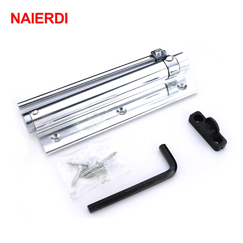 

NAIERDI Adjustable 45KG Aluminum Door Closer Light Door Hinge Household With Automatic Door Spring For Fire Rated Door Hardware