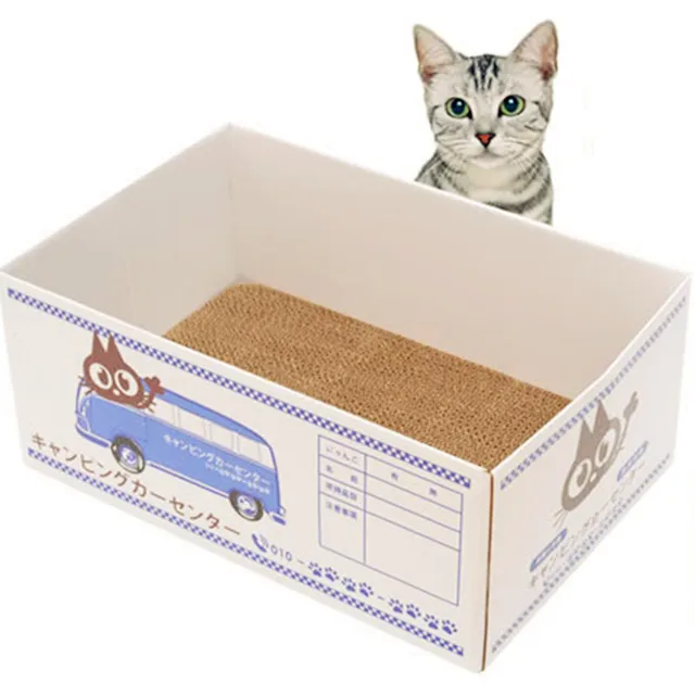 Fashion Corrugated Dog Cat Bed Scratch Board Box Claw Toy Carton Fashion Corrugated Dog Cat Bed Scratch Board Box Claw Toy Carton For