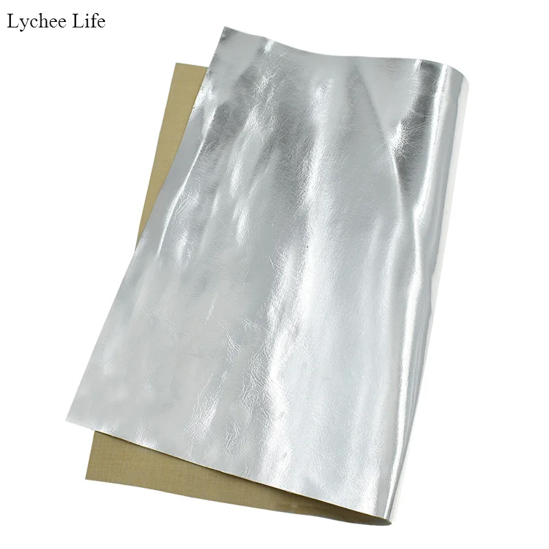 

Lychee Life Simple Handmade Patchwork Fabric For PU Leather Stitch-Bonded Garment Decoration Accessories For Children Women