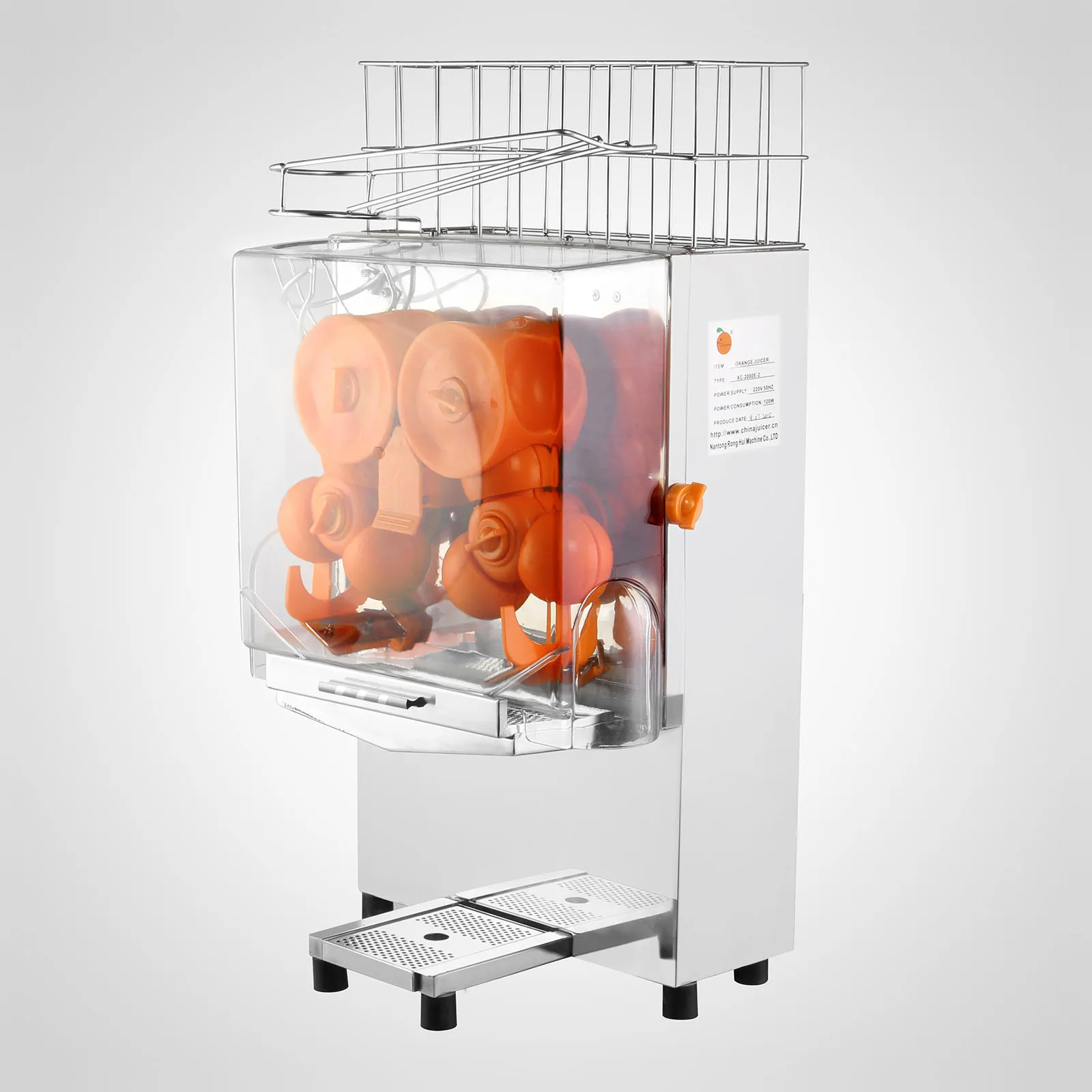 Автоматическая подача соковыжималка для цитрусовых Соковыжималка 20-22 апельсины/мин