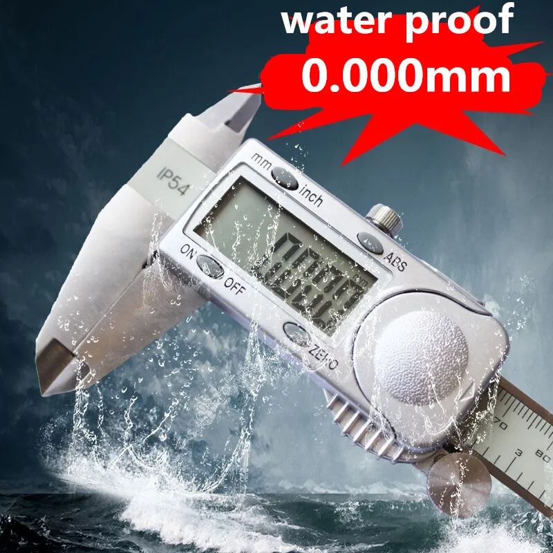 Цифровой штангенциркуль TERMA 0 150 мм 6 дюймов 005 Водонепроницаемый Электронный