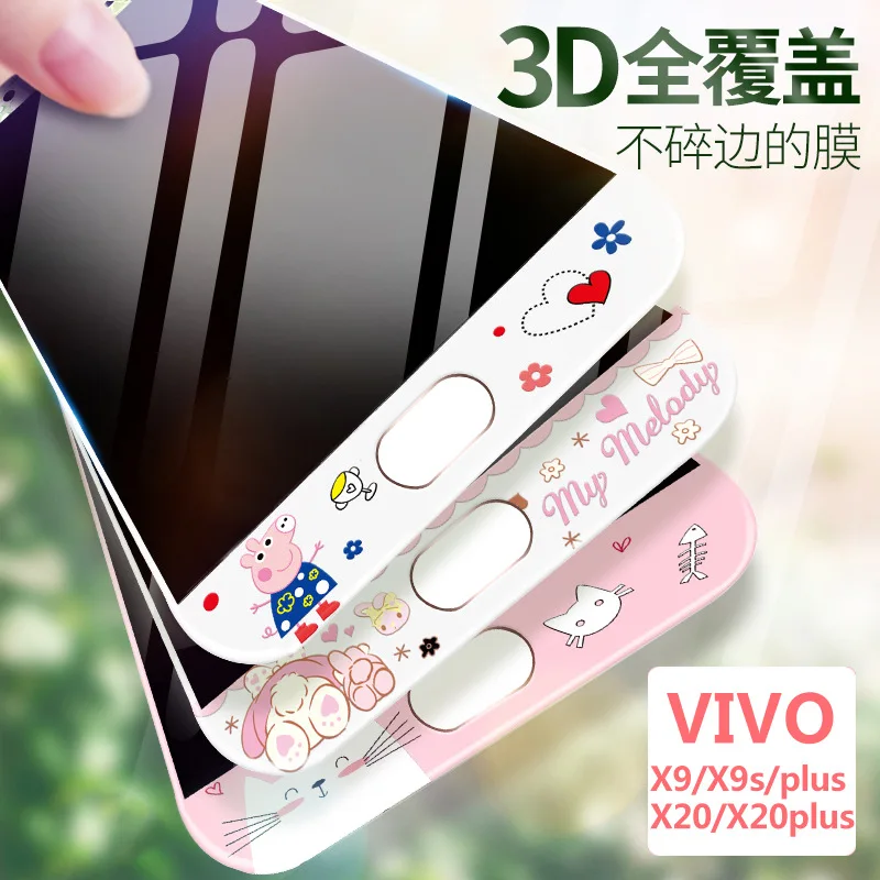 

FOR iPhone 6 7 plus Tempered Membrane Full Screen Membrane Explosion-Proof Mobile Phone Film FOR iPhone 8 XMAX Cartoon Glass