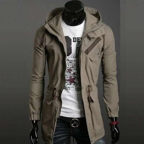 Gabardina Larga Para Hombre Chaquetas para Hombre Estilo