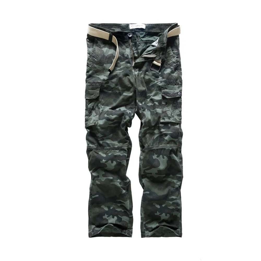 Rarebone 2018 New men Multi pocket Military Army Camouflage Cargo Pants ...