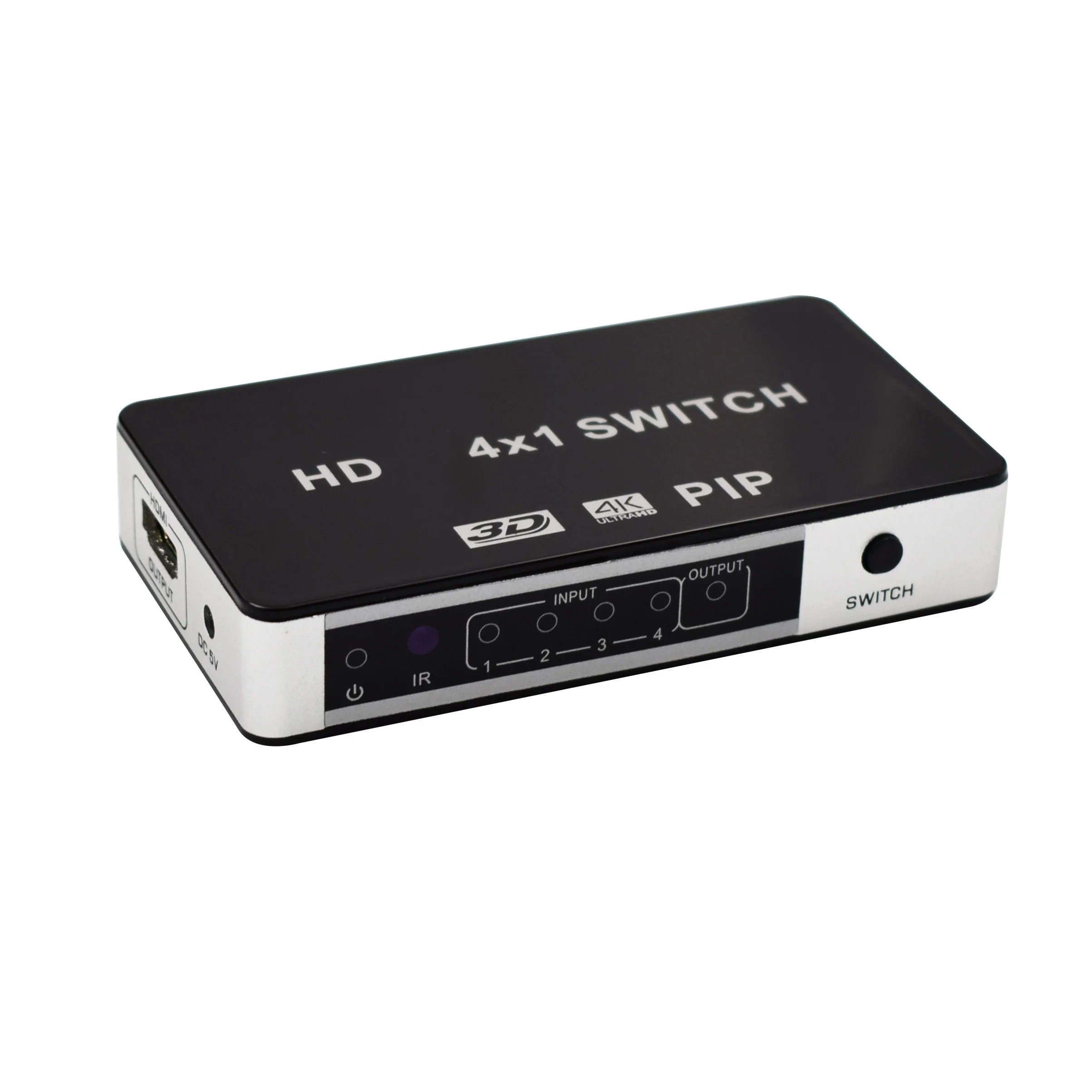 Для PS3 PS4 переключатель PIP 4 к 1 HDMI сплиттер 4K 3D HD 1080P видео с адаптером питания