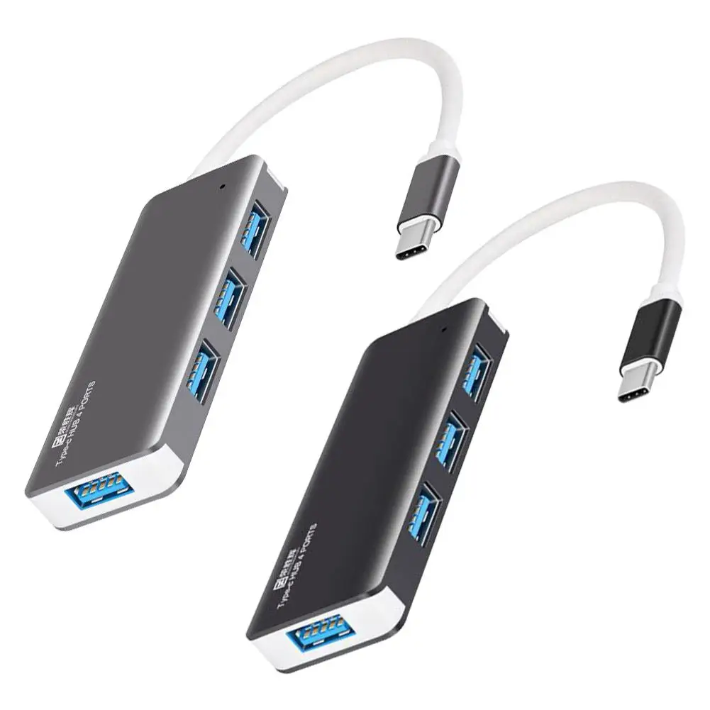 

Ultra Slim 4-Port USB 3.0 Data Hub Portable Super Speed For MacBook Notebook PC USB Flash Drives Mobile HDD