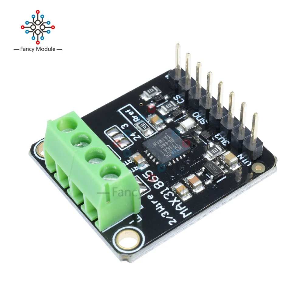 DC 3 5 V MAX31865 SPI PT100/PT1000 RTD to Digital плата преобразователя температуры термопары модуль