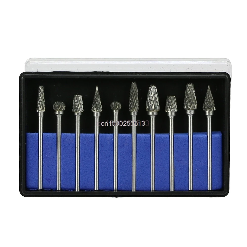 1Set Drill bit Fit MARATHON 2.35*6mm Tungsten Steel Burs Dental Lab