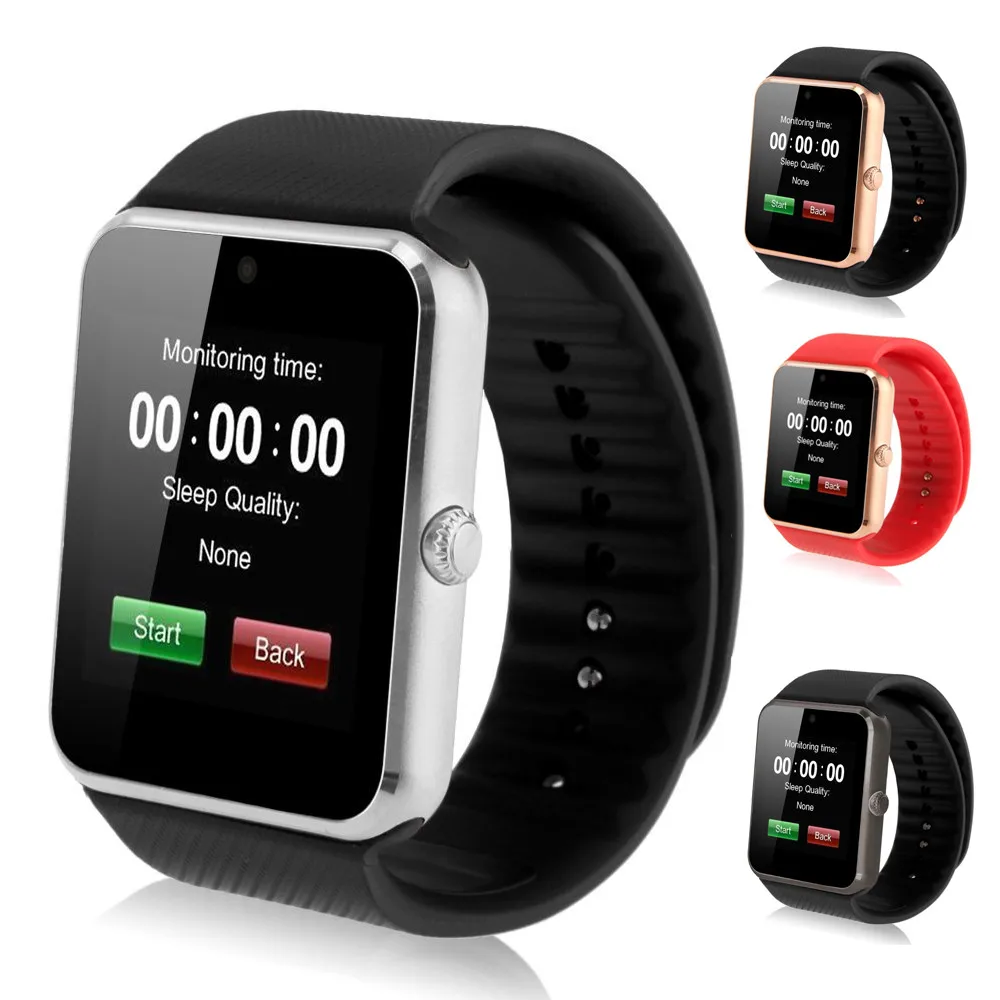 Smart Watch GT08 Clock Sync Notifier Support Sim Card Bluetooth Connectivity Android Phone font b Smartwatch