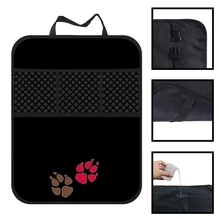 2 шт./партия, защитный чехол на заднее сиденье автомобиля, детский Противоскользящий мат, подушка, Органайзер