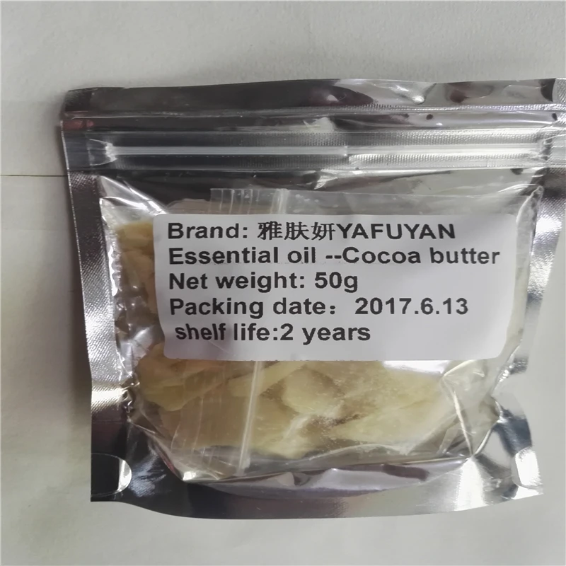 Косметика YAFUYAN 50 г чистое какао масло сырье нерафинированное какао масло базовое масло натуральное органическое эфирное масло пищевой сорт